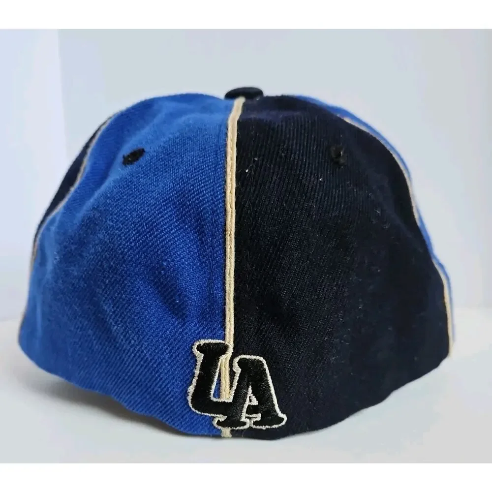 Vintage Los Angeles Dodgers LA Magic Multifit Hat Blue Color Block Baseball Cap